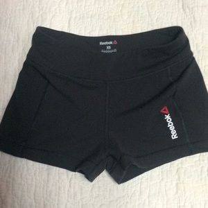 Reebok Crossfit XS black bootie shorts spandex